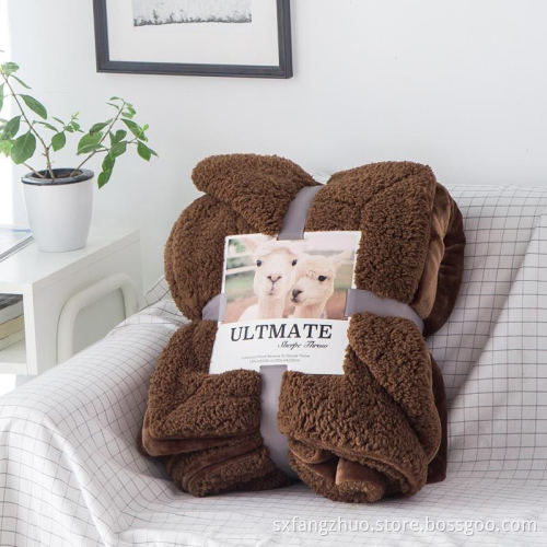 heavy 2.3 kgs big winter soft flannel 200*230cm large sherpa blanket
